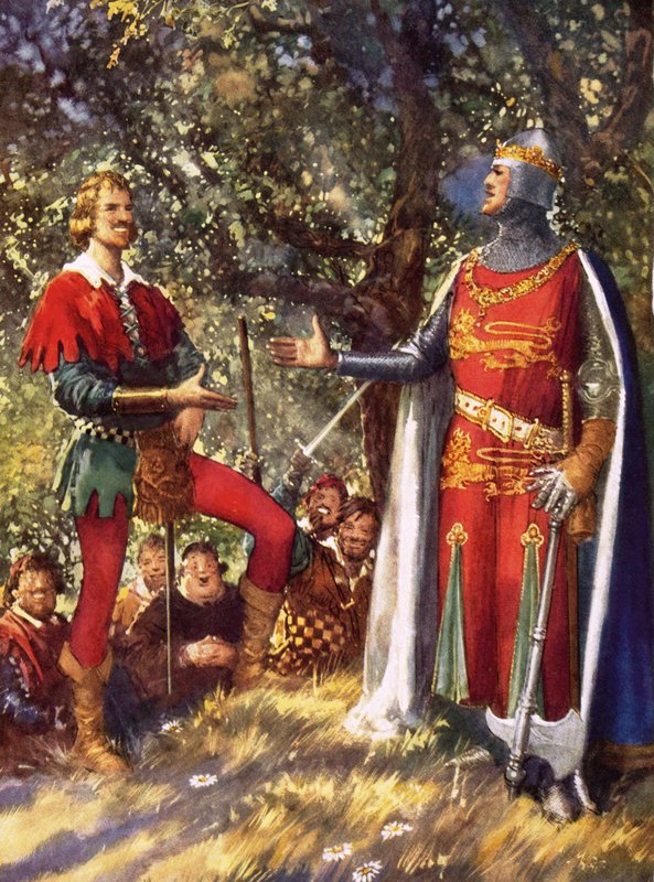 Robin Hood e Ricardo Coração de Leão de John Millar Watt