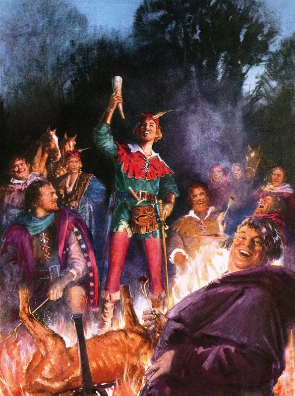 Robin dos Bosques e os seus Homens Felizes de John Millar Watt