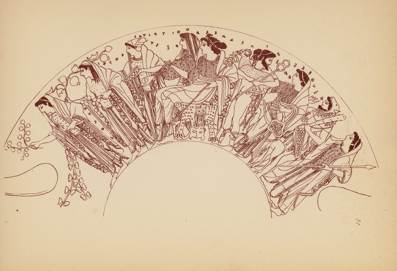 Fato de mulher da Grécia Antiga (litografia) de John Moyr Smith
