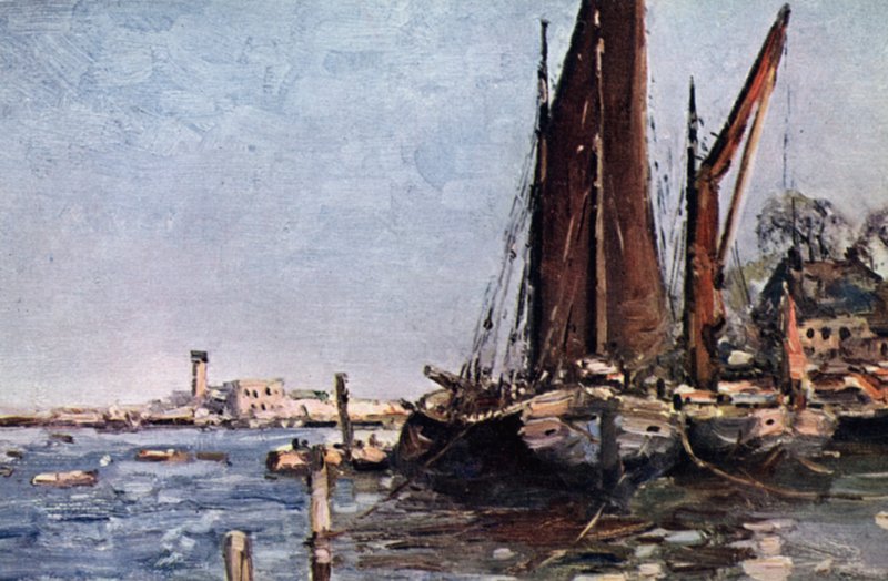 Greenhithe (lito colorido) de John Muirhead
