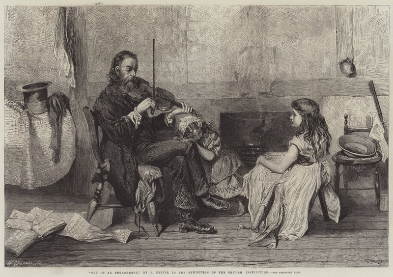 Fora de um noivado de John Pettie