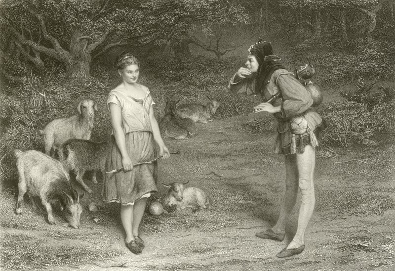 Touchstone e Audrey de John Pettie