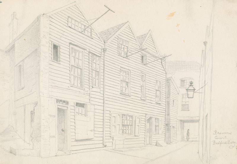 Corte cervejeiro, bedfordbury, st martin&39;s, pista, londres de John Phillipp Emslie