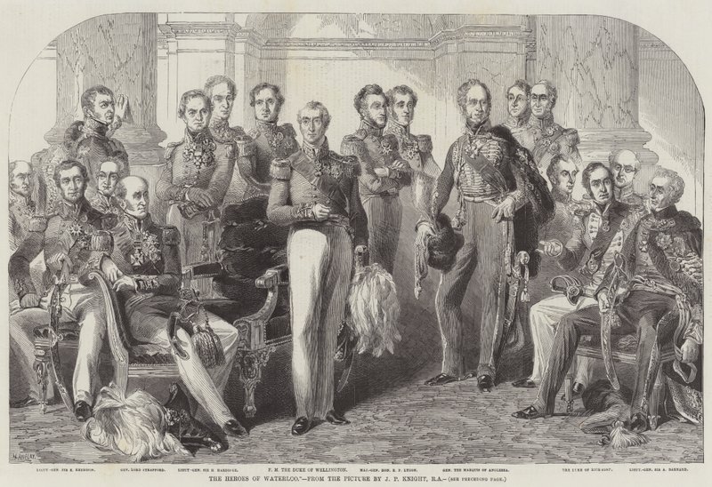 Os heróis de waterloo de John Prescott Knight