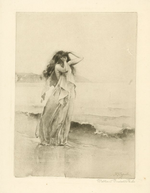 Ilustração para os poemas de Catulo (fotogravura) de John Reinhard Weguelin