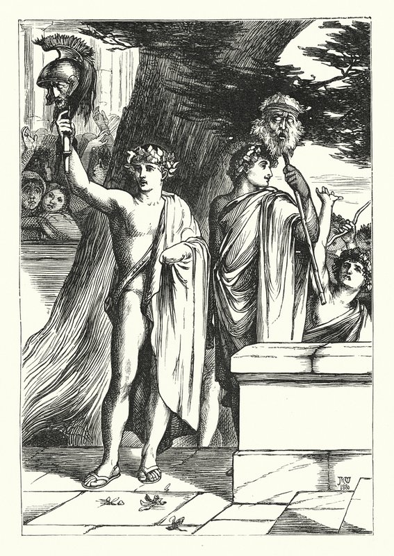Os Gémeos (gravura) de John Reinhard Weguelin