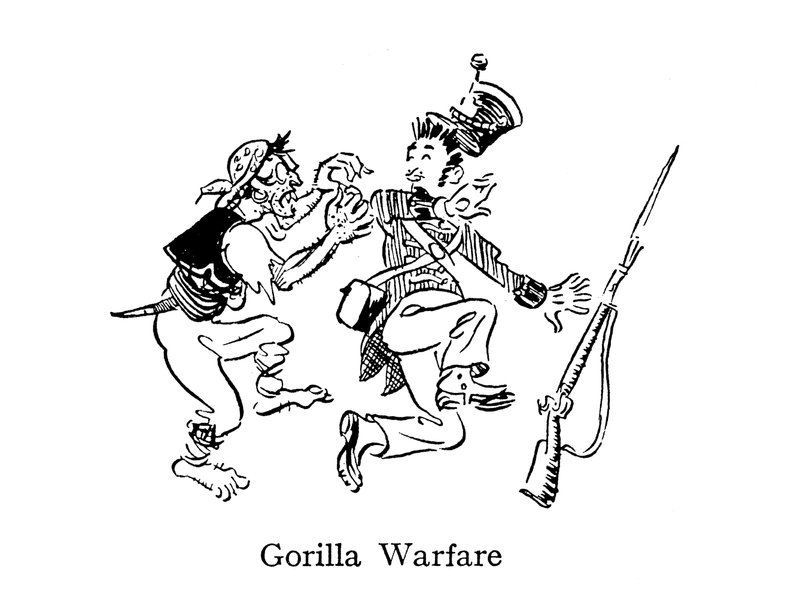 Guerra de gorilas, como praticado na Espanha e Portugal durante as guerras napoleônicas de John Reynolds