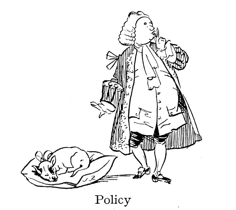 Sir Robert Walpole, Política, Let Sleeping Dogs Lie de John Reynolds