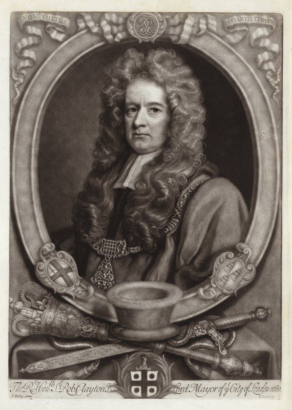 Retrato de Sir Robert Clayton de John Riley