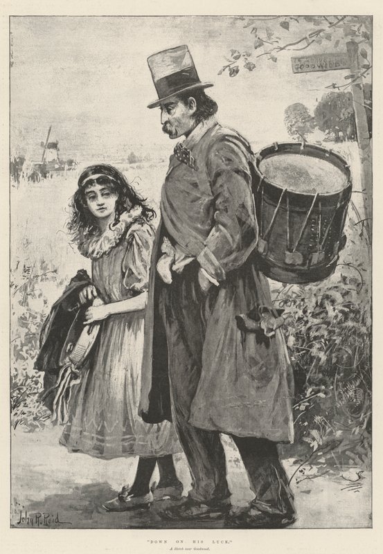 Para baixo em sua sorte de John Robertson Reid