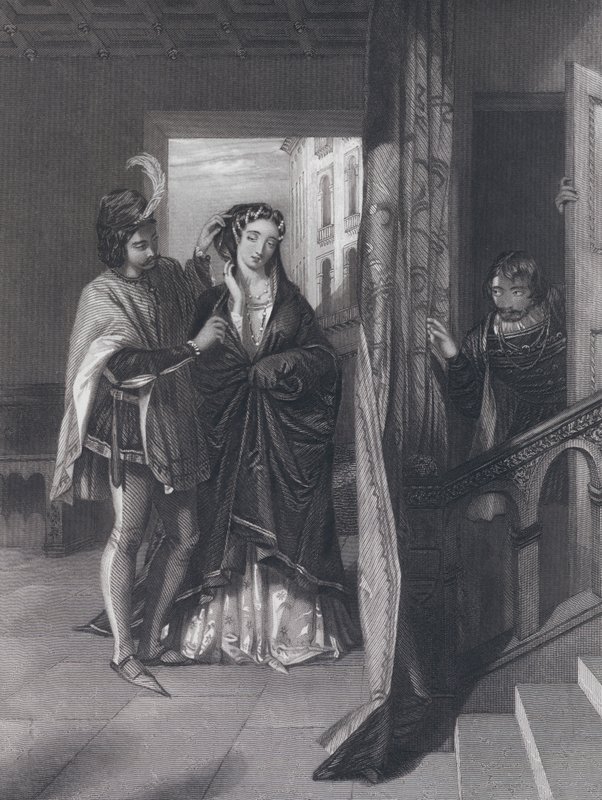 A curiosidade fatal (gravura) de John Rogers (after) Herbert