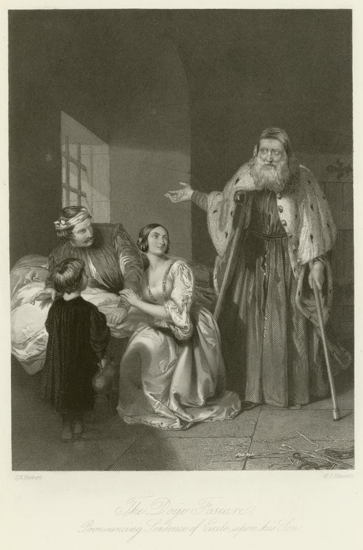 Os dois Foscari de John Rogers Herbert