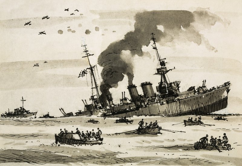 Após a operação de Malta, em 1942, o Cairo foi afundado por contratorpedeiros britânicos de John S. Smith