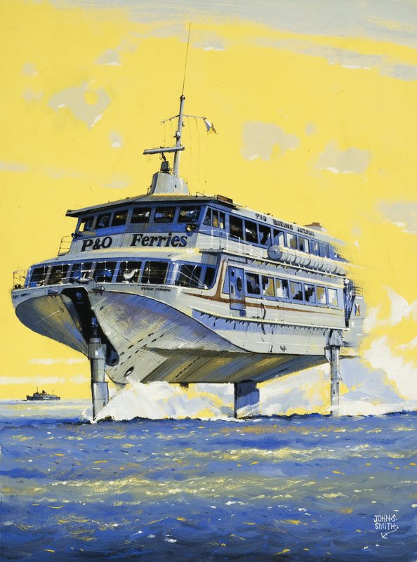 Jetfoil trans-Mancha de John S. Smith