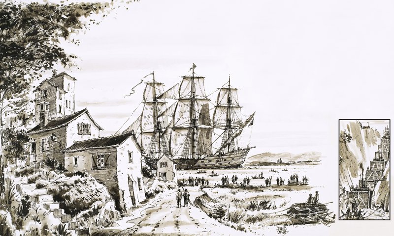 Os habitantes do Languedoc nunca tinham visto grandes navios de John S. Smith