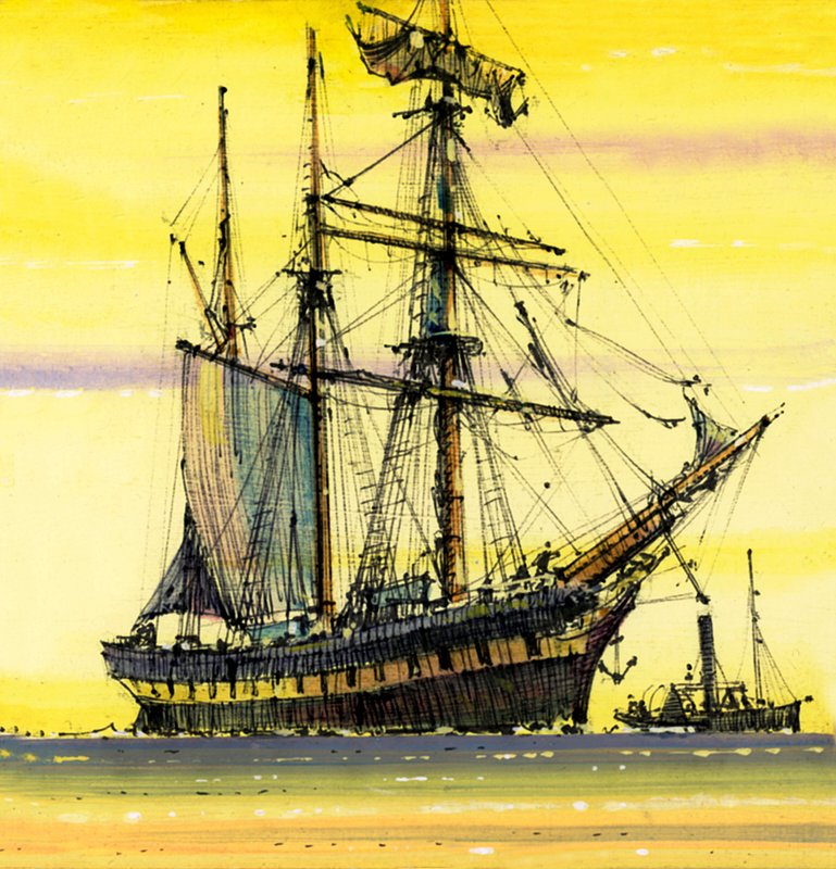 Barco à vela não identificado de John S. Smith