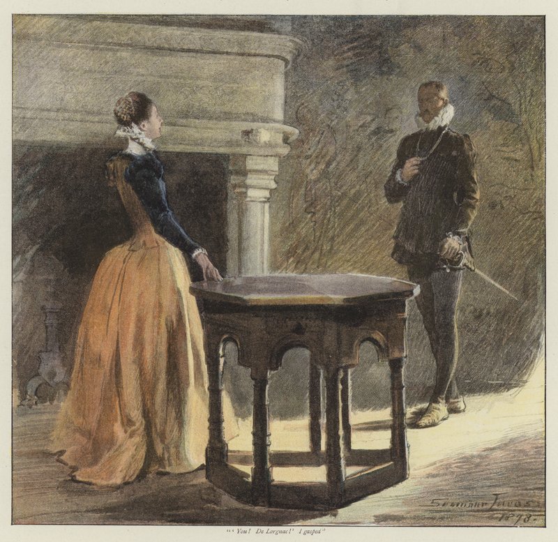 O coração de Denise (cromolitho) de John Seymour Lucas