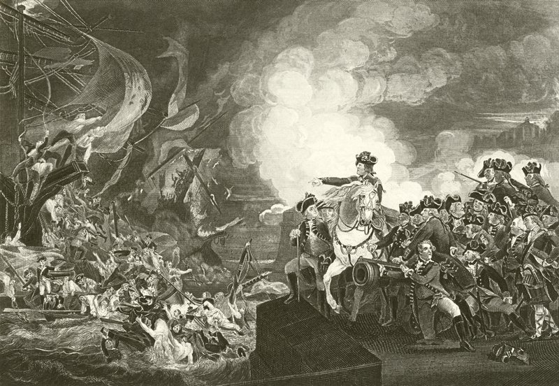 O cerco de Gibraltar de John Singleton Copley