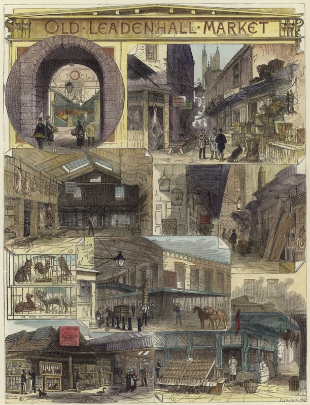 Mercado antigo de Leadenhall de John Sulman