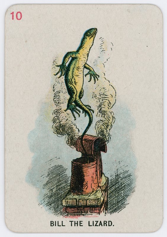 Bill o lagarto de John Tenniel