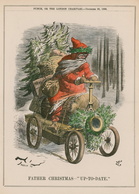Pai Natal - &39;Up-to-date&39; de John Tenniel