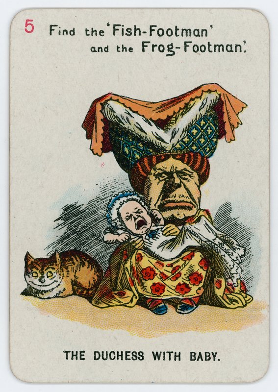 A duquesa com bebê de John Tenniel