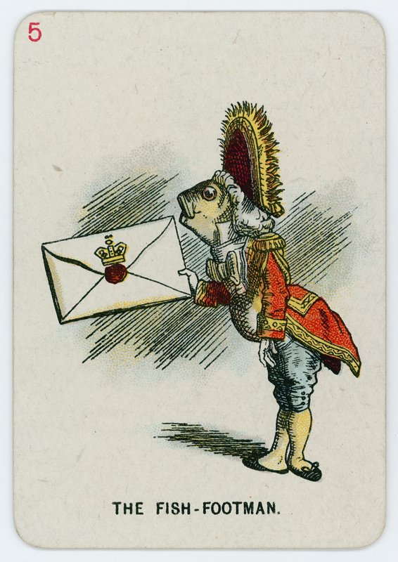 O lacaio dos peixes de John Tenniel