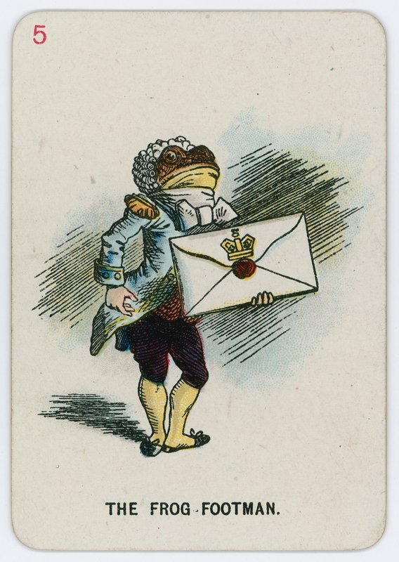 O sapo-lacaio de John Tenniel