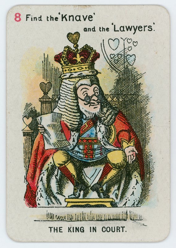 O rei no tribunal de John Tenniel