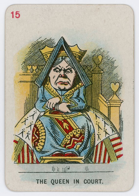 A rainha no tribunal de John Tenniel