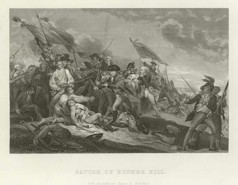 Batalha de Bunker Hill de John Trumbull
