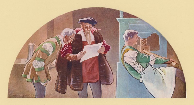 A imprensa (litografia a cores) de John White (after) Alexander