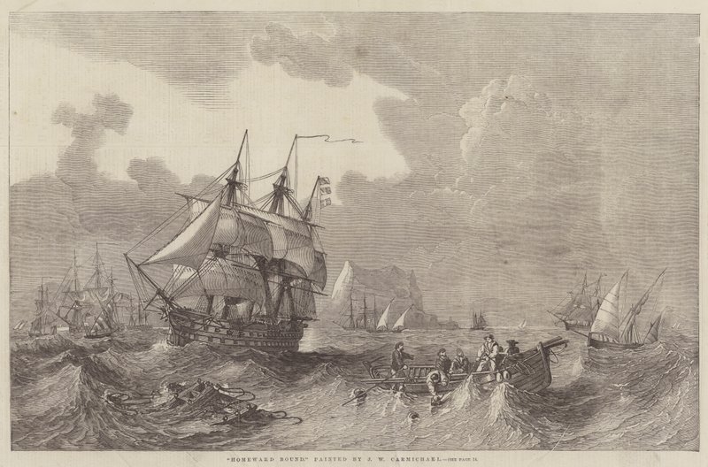 Homeward Bound de John Wilson Carmichael