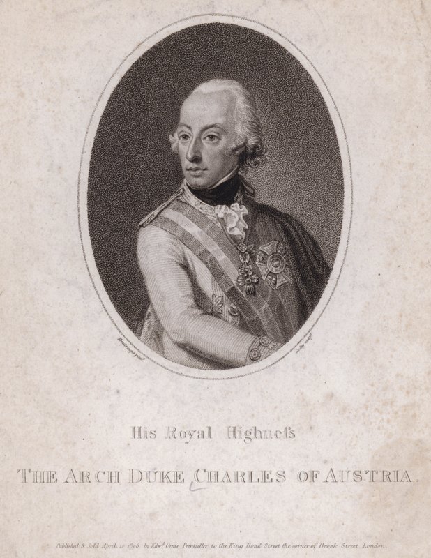 Arquiduque Charles, Duque de Teschen, soldado austríaco de Josef Kreutzinger