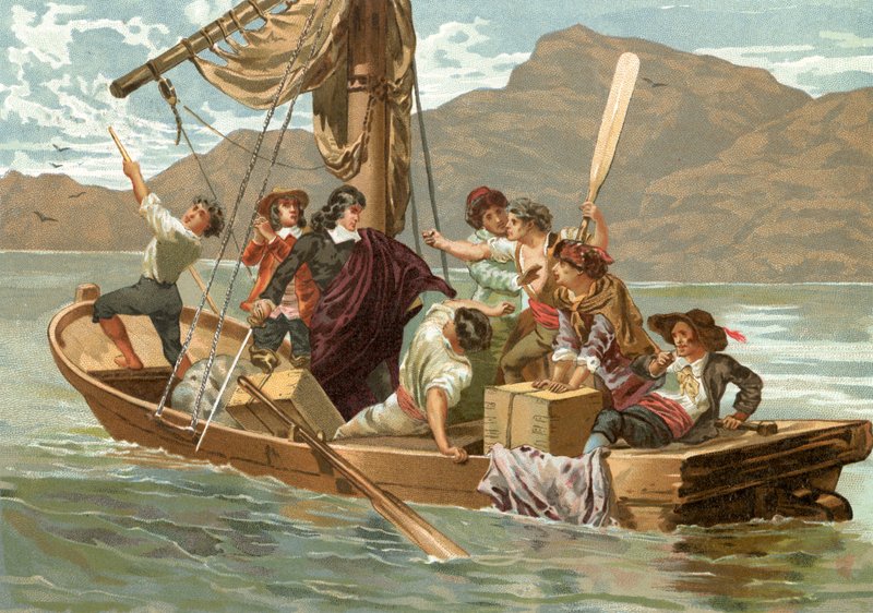 Descartes e os barqueiros de Elba de Josep or Jose Planella Coromina