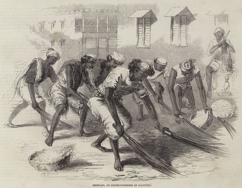 Mehtahs, ou varredores de rua em Calcutá de Joseph Austin Benwell