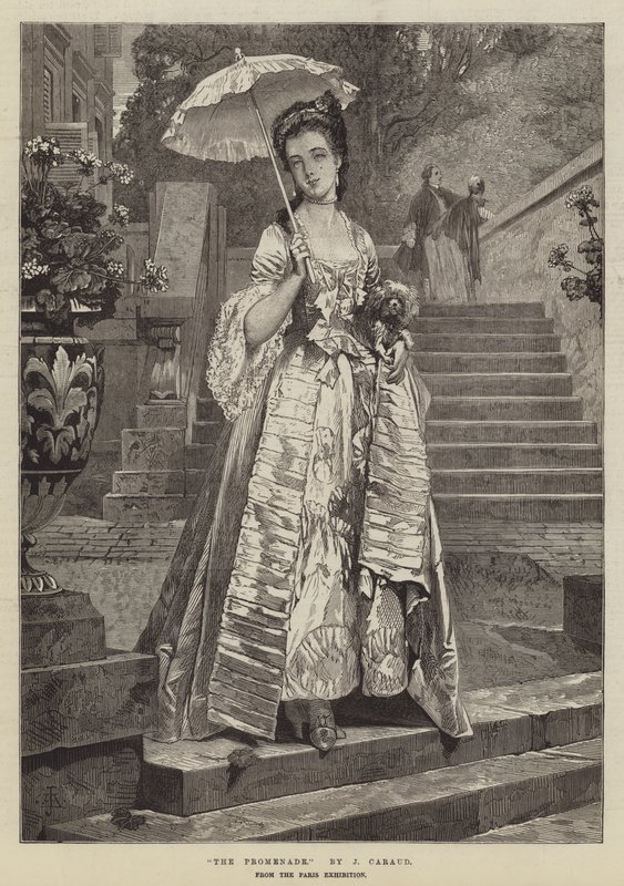 The Promenade, da exposição de Paris de Joseph Caraud