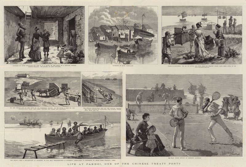 A vida em Pakhoi, um dos portos chineses do Tratado de Joseph Finnemore