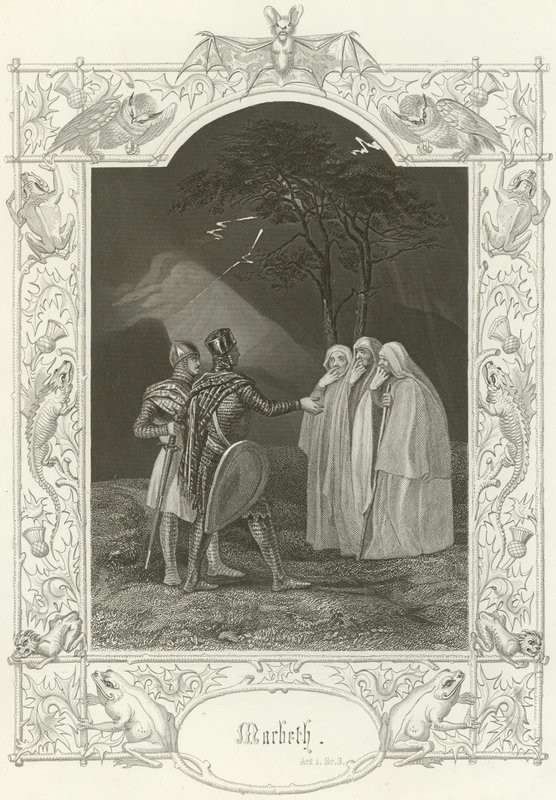 Macbeth, ato eu, cena iii de Joseph Kenny Meadows