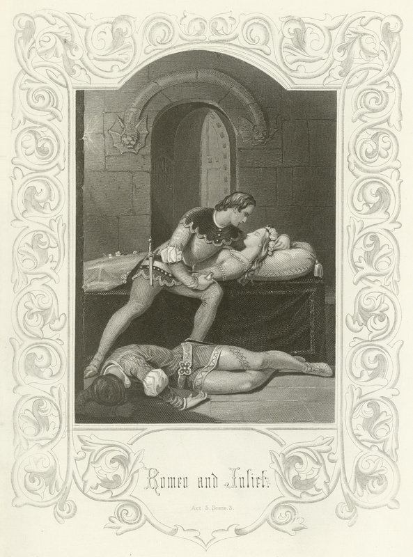 Romeu e Julieta, Ato V, Cena III de Joseph Kenny Meadows