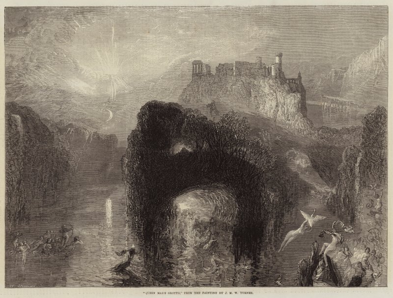 Gruta da Rainha Mab de Joseph Mallord William Turner