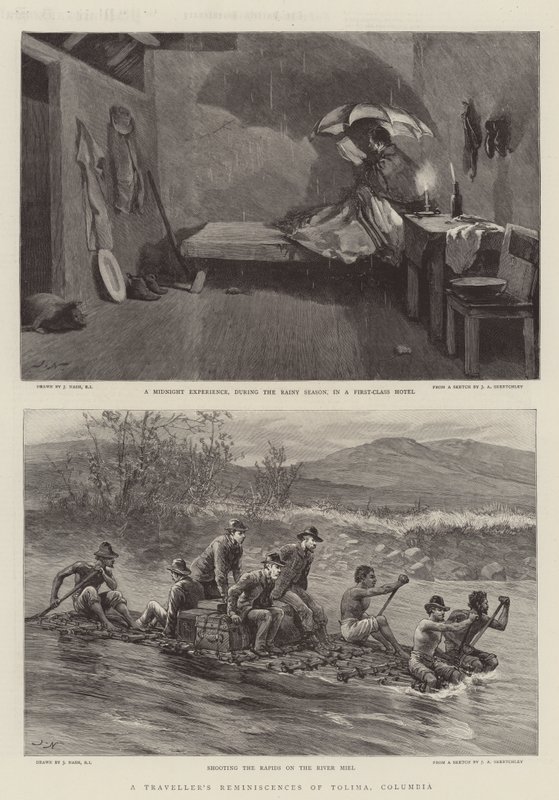 Reminiscências de um viajante de Tolima, Columbia de Joseph Nash