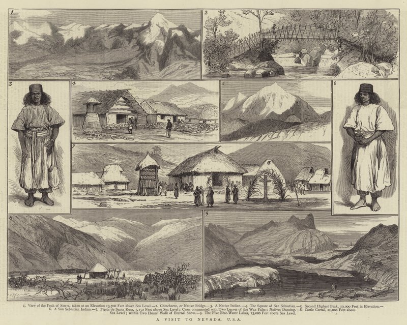 Uma visita a Nevada, EUA de Joseph Nash
