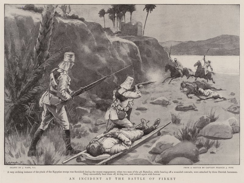 Um incidente na batalha de Firket de Joseph Nash