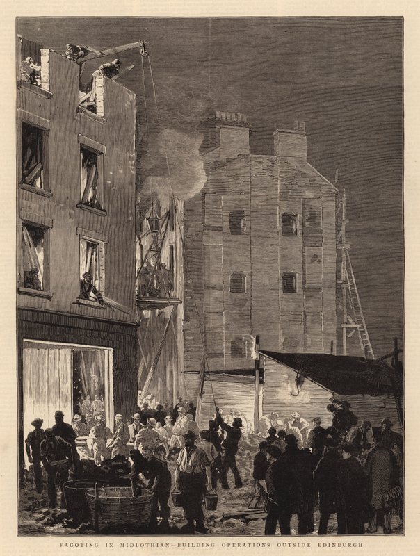 Fagoting em Midlothian, Operações de Prédio fora de Edimburgo de Joseph Nash