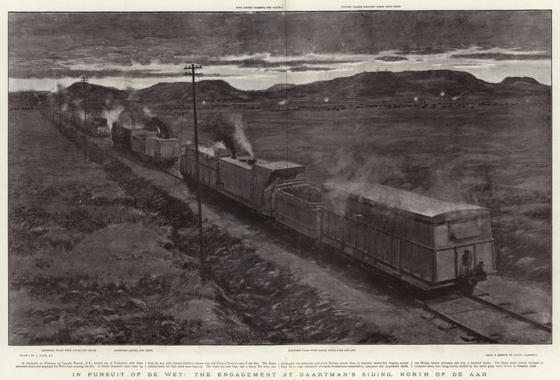 Em Pursuit ou De Wet, o noivado no Bakingman&39;s Siding, North ou De Aar de Joseph Nash