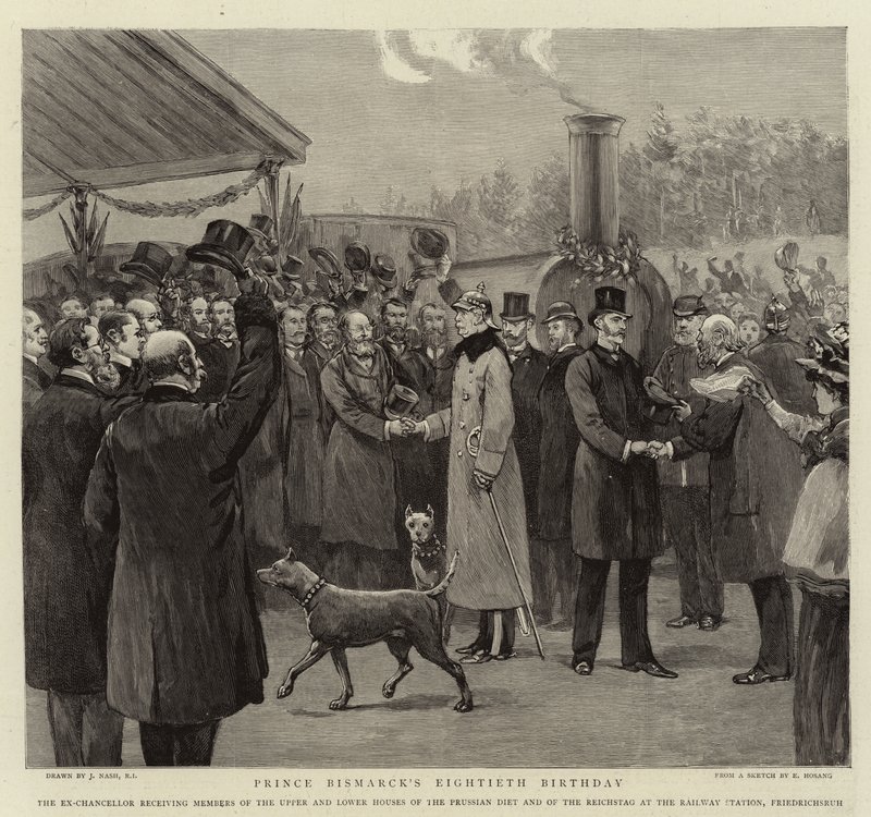 Oitavo aniversário do príncipe Bismarck de Joseph Nash