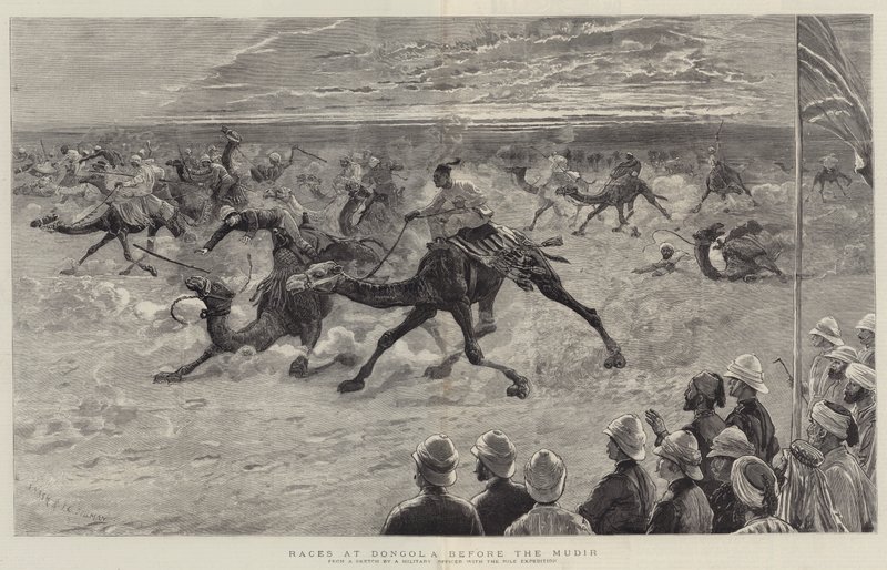 Corridas em Dongola antes do Mudir de Joseph Nash