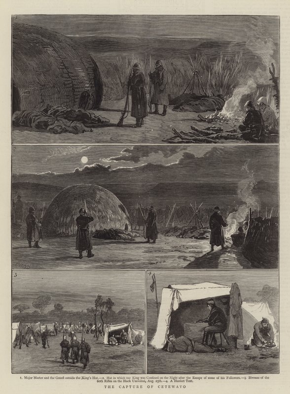 A captura de Cetewayo de Joseph Nash