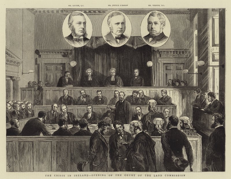 A Crise na Irlanda, Abertura da Comissão do Tribunal da Terra de Joseph Nash
